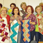 Left to right, front row: Phyllis Studinski, Stephanie Miyaki, Dianne Ace and Connie Javor; back row: Vicki Batten, Jean Garza, Sue Little and Margaret Browning.