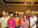 First place team, Beauns Eauns (Bozo’s): Roy and Angie Gay, Ken DuBois, Pat and Roy Crump, Raynelle Perkins, Connie DuBois, Dean Perkins and Carolyn Thomas (Sponsor).