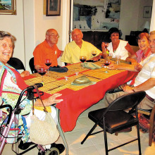 Left to right: Sue Wagner, Mike Aramanda, Jere Bone, Vickie Bone, Cherie Snowden and Charlie Snowden.