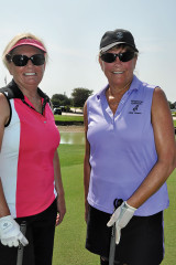 Wildhorse Lady Niner President Jane Thompson, right, welcomes 111th member Judy Trueblood to the Organization.