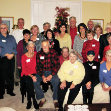 Guests at the Christmas party. Photo courtesy of Don Hill.