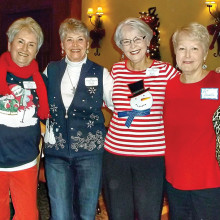 Left to right: Eileen Whittaker, Janice Richie, Linda Stuart, Kitty Waldrop, Pat Hamblin and Sherry DeBorde