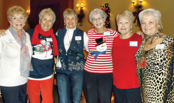 Left to right: Eileen Whittaker, Janice Richie, Linda Stuart, Kitty Waldrop, Pat Hamblin and Sherry DeBorde