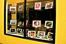 The Photography Club’s display case in the CATC building