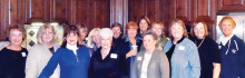 Gals, left to right: Mary Ellen Forbes, Donne Lepore, Janet Elizondo, Catherine Jenkins, Pat Bender, Marjorie Williams, Mary Sullivan, Melodye Rogers, Melinda Hall, Linda Grimes, Debbie Johnston, Jamey Siefert, Carol Finn and Barbara Geiser