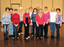 The line dance group