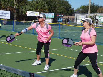 Irene Romagosa and Barb Wise in action in Naples, Florida