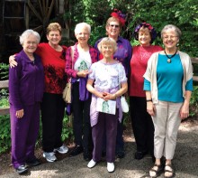 Left to right: Melba Beckham, Lynne Hendren, Val Bulls, Barbara Roberts, Marcia Wolf, Vicky Taylor and Aileen Oliver