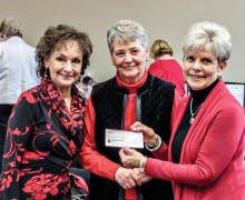 Left to right: Peggy Crandall, Linda Stuart and Ellen M. Painter