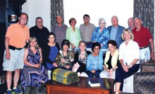 Front row: Susan Parker, Kathy Heberlein, Nancy Toppan, Diane Khalar, Vickie Bone, Millie Aramanda and Luann Barkel; second row: David Parker, Ed Heberlein, Bobby Rogers, Melodye Rogers, Pete Toppan, Vivian Wright, Al Wright, Mike Aramanda and Jere Bone