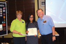 Carol Raushauser, Almas Ali and Jim Galbraith