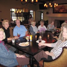 The Singles Club members meet every Tuesday at the Wildhorse Grill.