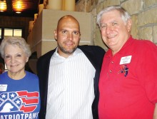 Eric Maddox with Barbara and Charles Runner