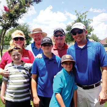 Attendees at the seventh annual Grandparent/Grandchild golf event