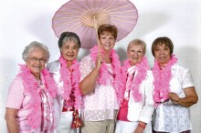 Melba Beckham, Yoshika Hopfer, Nancy Thomas, Joyce Stanley and Marie Milleage; not pictured, Yvonne Allen-Stewart