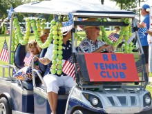 The Tennis Club at the 4th of July parade