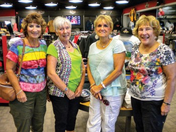 Hostesses Lynn Kosmak, Phyllis Ayers, Linda Terry and Nanci Zipes.