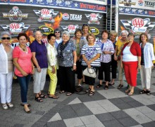 The Red Hat Ranchers toured the Texas Motor Speedway.