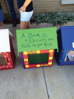 Little Free Library finished product at The United Way