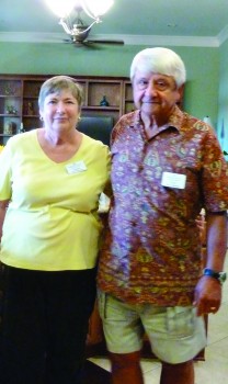Diane and Fred Naessern, the current president of the RR International Club