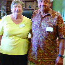 Diane and Fred Naessern, the current president of the RR International Club
