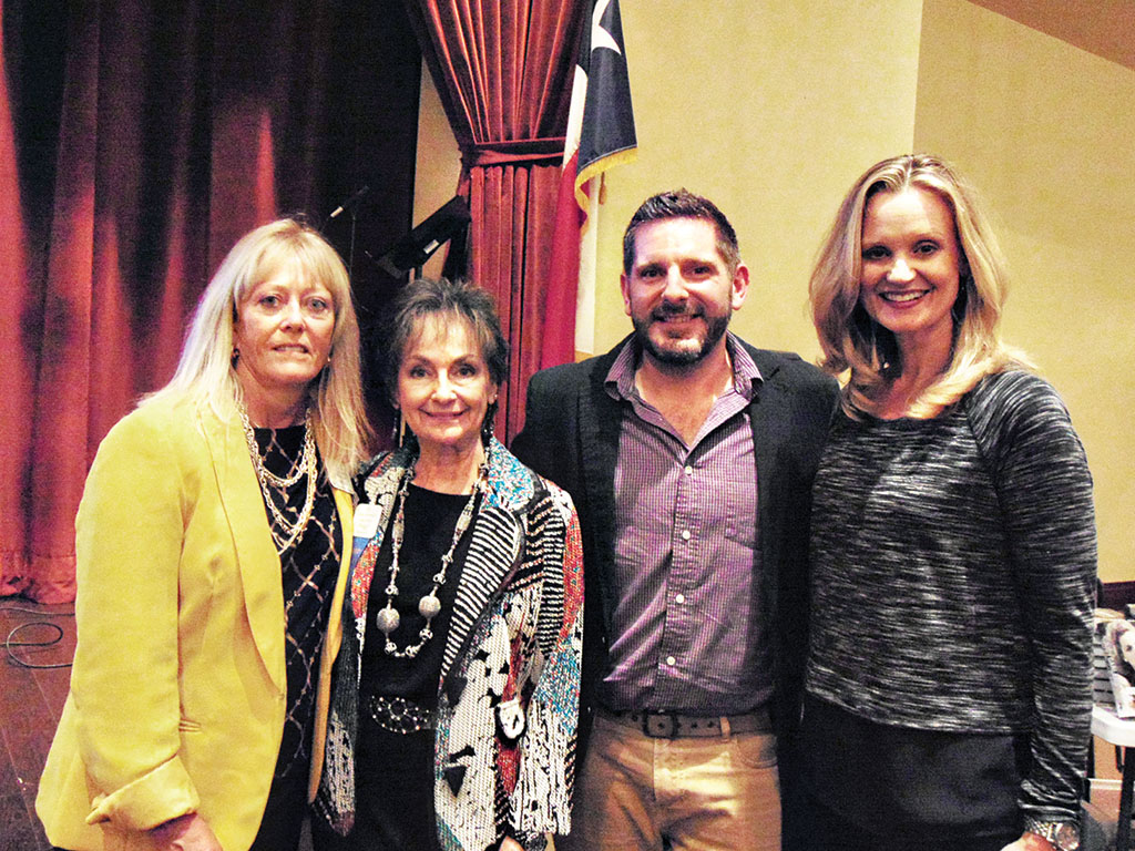 Left to right: Teresa Blackburn-Korn, Peggy Crandell, Randy Schmidt and Cheryl Allison