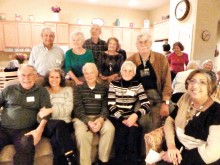 Members of the Robson Ranch International Club celebrate an early Thanksgiving.