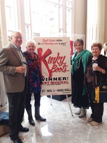 Left to right: Don Duff, Sally Baggott, Peggy Crandell-Duff and Pat Thompson