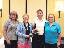 Left to right: Jane Thompson, Linda Zisman, Maureen Varnes and Virginia Wheeless