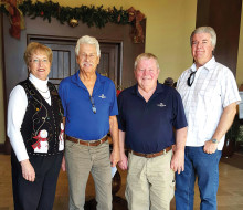 Activities Coordinator Althea Parent; Facilities Attendants Yuriy Boychuk, Jim McCormack and John Stanton