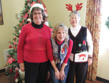 Red Hat Ranchers singing Christmas Carols at Denton Rehab