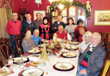 Sitting: Millie Aramanda, Mike Aramanda, Ed Heberlein, Melodye Rogers, Viv and Al Wright. Standing: Pete Toppan, Rick Boan, Bob Rogers, Nancy Toppan, Jere Bone, Kathy Heberlein and Vickie Bone