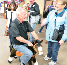 Robson “Cowboy” on his bucking bronco