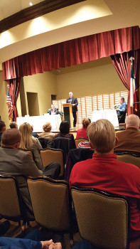 Robson Ranch residents attending the Candidate Forum