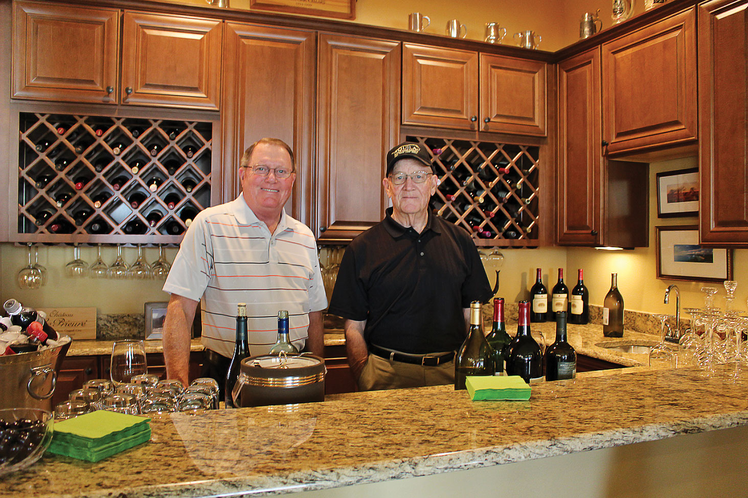 Our bartenders, Guy Bent and Jerry Phillips