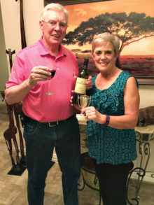 April winners Bill and Joyce Marshall