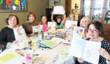 Left to right: Cyndie Durand, Sandra Devincenzo, Kathy Heberlein, Marilyn Melo, Barbara Casazza, Joy Keteltas and Eileen Culhane