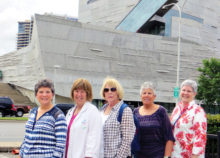 Girls on Wheels: Vicki Baker, Nancy Burns, Jan Lamp, Susan Hebert and Jan Sparks discover there is something to learn around every corner.