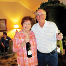 Wine Knots were “tickled pink” by MaryAnn and Mike Ballard’s North Carolina wine selections.