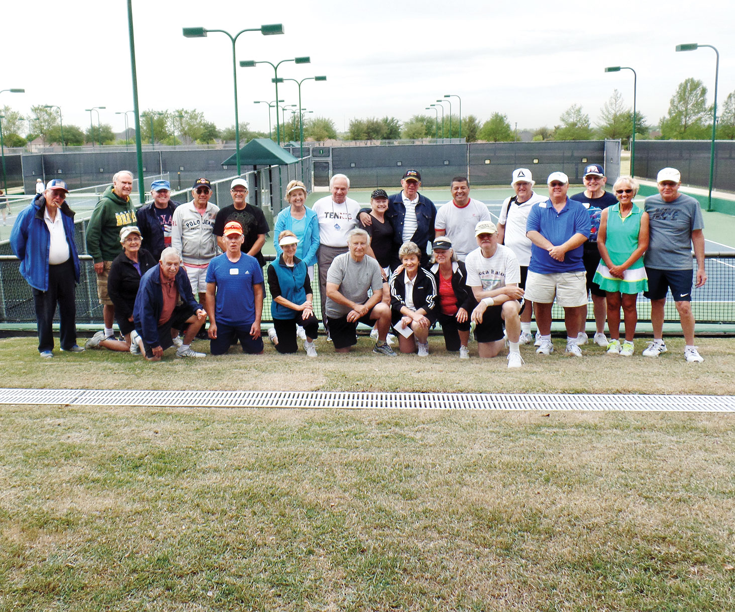 Tennis Club Spring Fling participants