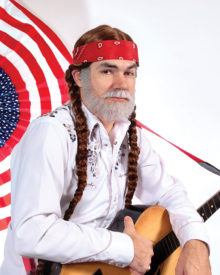 Keith Allynn stars in the Willie Nelson Tribute.