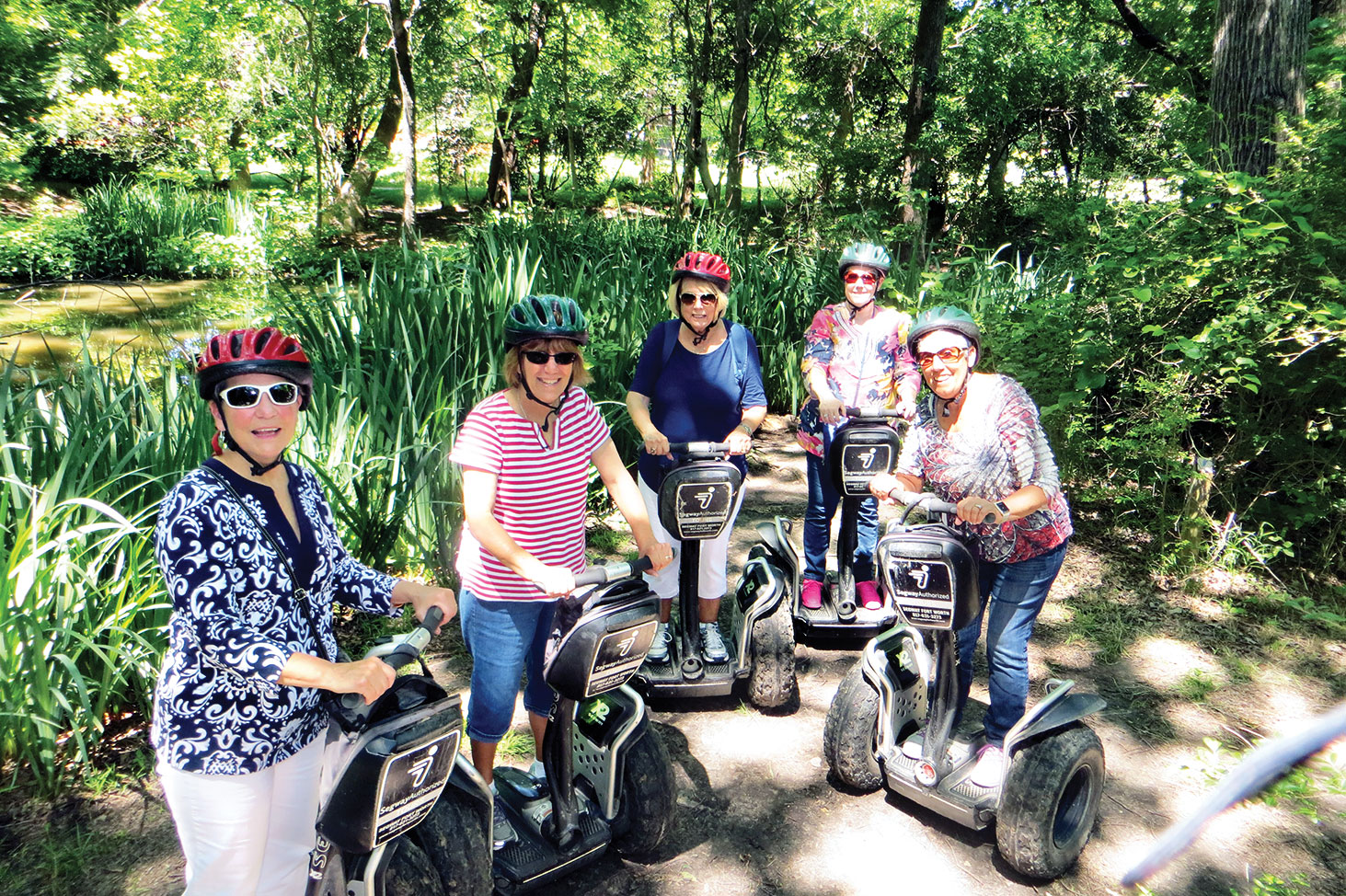 Girls on Wheels hop on Segways for a fun way to discover a new destination.