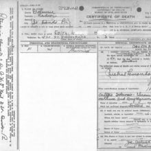Edith’s Death Certificate