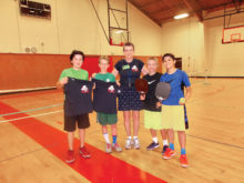 Argyle Intermediate School 5th grade pickleball tournament players