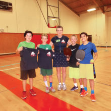 Argyle Intermediate School 5th grade pickleball tournament players