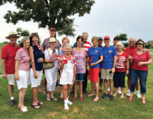 Left to right: Joe Bono, Lori Slocum, Janelle Roth, Tom Roth, Linda Bono, Cheryl Lubojacky, Nancy Anderson, Janice Brown, Ray Lubojacky, Barbara Geiser, Ken Brown, Gary Geiser, Ken Arthur, Mary Arthur, FC LeVrier and Rosie LeVrier