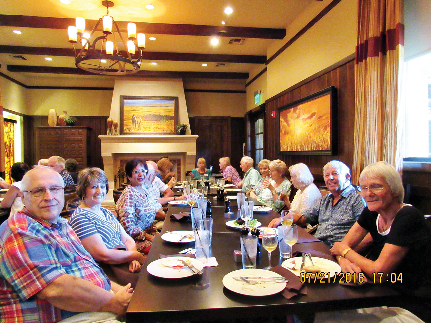 July meeting at the Wildhorse Grill