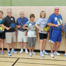 Members of the August Robson Ranch Pickleball Club Academy