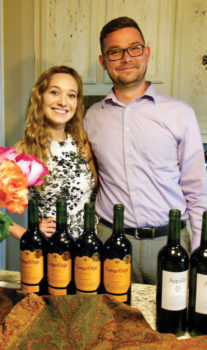 Left to right: Danielle George, Wine Supervisor Total Wine in Denton, and Justin Darnell, Assistant