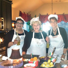 The three chefs: Chef Maria, Chef Sofia and Chef Gina